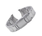 20mm Solid Steel Strap Bracelet Replacement Watch Band For Rolex Daytona Sub