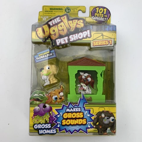 The Ugglys Pet Shop Series 1 Gross Homes Toy Figure New Cover