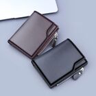 Zipper Clutch Bag PU Leather Card Holder New Coin Pocket  Male
