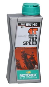 Aceite de motor sintético de cuatro tiempos MOTOREX Top Speed 4T 5W/40 1 litro - Imagen 1 de 1