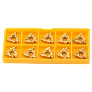 10pcs 16ER AG60 Carbide External Thread Carbide Inserts Blade Lathe Turning Tool - Picture 1 of 6