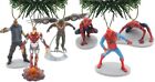 Marvel Spider Man Homecoming Holiday Ornaments Set of 6 Disney PVC Figure Charm