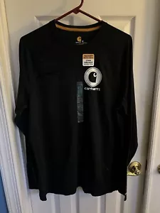 Carhartt Relaxed Fit Heavyweight Long Sleeve Carhartt Graphic T Shirt size M - Picture 1 of 4