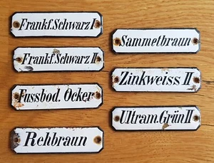 AUSWÄHLEN aus Emailschild alt Farben Kolonialwarenladen Tante-Emma-Laden Deko - Bild 1 von 15