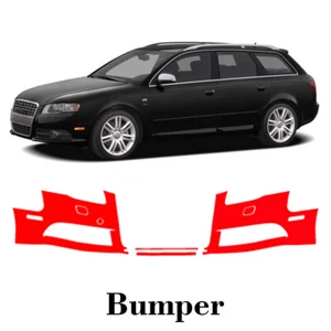 Front bumper PreCut PPF Paint Protection Film For Audi S4 2007-2008 - Picture 1 of 6
