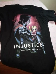 CAMISETA SIN USAR INJUSTICE 2 para hombre MED videojuego caja de botín exclusiva para juegos DC M - Imagen 1 de 1