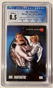Mr FANTASTIC #9 Marvel Fleer RETRO 2013 Impel universe 3 1992 NM/MINT+ 8.5 Pop 1 - Picture 1 of 2