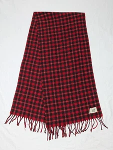 GAP Red Tartan karierter Wollschal - Bild 1 von 5