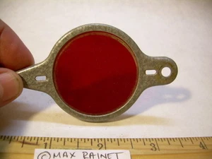 Vintage RED filter lens in Metal case Lamp projection steampunk trains lantern - Picture 1 of 11
