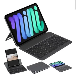 HOU Mate 8 Keyboard Case Black New iPad Mini 6, 7 - Picture 1 of 8