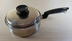 Permanent 2 Quart Soßenpfanne Multi Core 5-lagig mit belüftetem Deckel Edelstahl Vintage - Bild 1 von 11