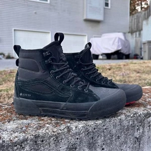Botas impermeables Vans Sk8-Hi Gore-tex MTE-3 todo negro para hombre 8,5 - Imagen 1 de 8