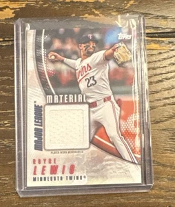 2025 Topps #MLM-RLE Royce Lewis Major League materiale reliquie (serie uno) - Foto 1 di 2
