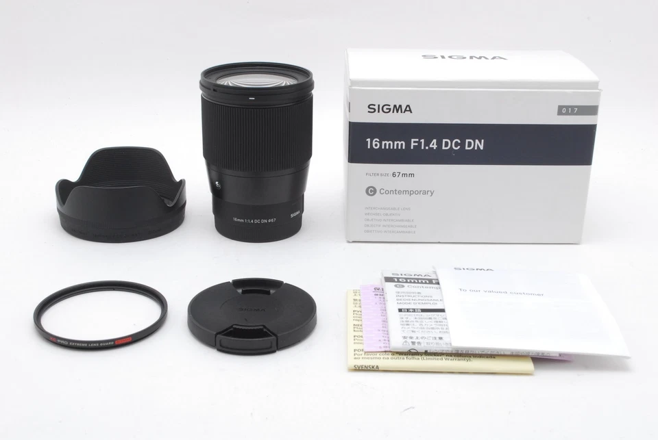 [SIN USAR en caja] Lente contemporánea SIGMA 16mm F/1.4 DC DN para Sony E... - Imagen 1 de 4