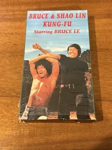 Bruce Le Bruce And Shao-Lin Kung Fu VHS 80s Martial Arts Rare Cover - Picture 1 of 9