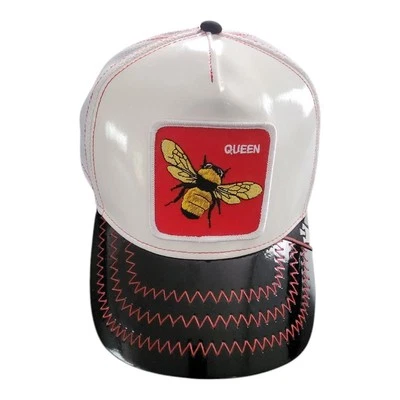Goorin Bros The Farm Animal Trucker QUEEN BEE “THE RED QUEEN” Patent Capsule NEW - Image 1 of 4