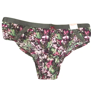 Bragas descaradas florales gris oscuro y rosa Lane Bryant CACIQUE NUEVAS CON ETIQUETAS talla 2X 22 24 - Imagen 1 de 7