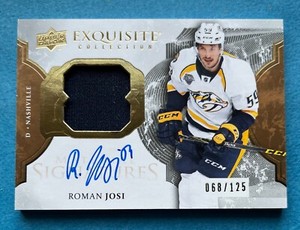 ROMAN JOSI 2016-17 EXQUISITE MATERIAL SIGNATURES AUTOGRAPH  068/125 MADE