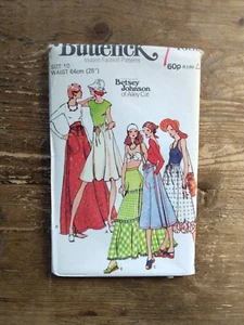 4089 Betsey Johnson Wrap Maxi Skirt Sz 10 Uncut Vintage Butterick Sewing Pattern - Picture 1 of 2