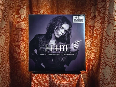 SEALED HIM Deep Shadows and Brilliant Highlights CLEAR Vinyl razorblade metal LP - Image 1 of 4