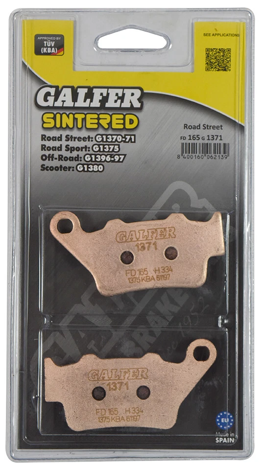 Galfer Brake Pads Rear For Ktm 690 SM 2 pin pad fixing/spoke wheel 2007-2009 Foto 1 de 1