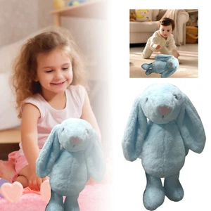 Jellycat Bashful Blue Bunny Rabbit Plush Toy Stuffed Animal Doll For Collectors - Picture 1 of 4