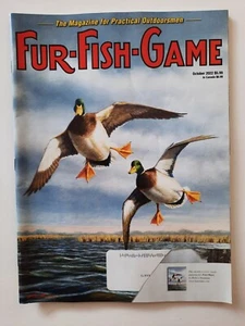 Fur-Fish-Game Magazine October 2022 Mallard Ducks on Cover FREE SHIPPING - Picture 1 of 2