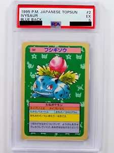 Pokémon Ivysaur No.002 Topsun Blue Back PSA 5 - Imagen 1 de 2