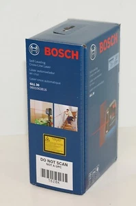 BOSCH GLL30 SELF LEVELING CROSS LINE LASER 30 FEET 1 METERS W FLEXIBLE MOUNT RED - Picture 1 of 9