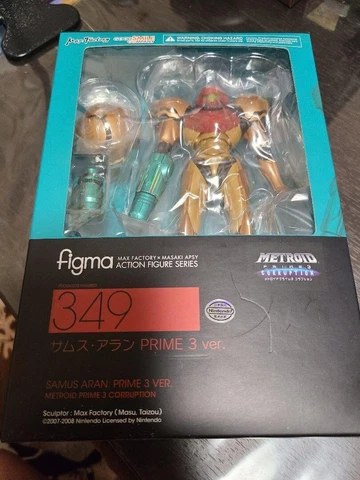 USED Pre Good Smile Company figma Metroid Prime 3 Corruption Samus Aran Boxed Cover