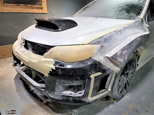 RPG Carbon RR Hood Bonnet Scoop for 08-14 Subaru Impreza WRX STi GR GV 13 12 11 - Picture 1 of 15