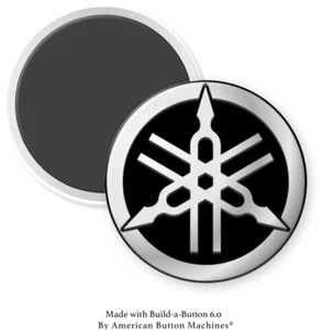 Yamaha 2.25"Magnetic Backed Button Badge - Picture 1 of 1