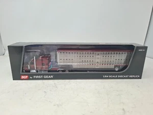 FIRST GEAR DCP 1/64 KENWORTH VERNLA LIVESTOCK TRACTOR TRAILER SEMI. #60-2012 - Picture 1 of 8