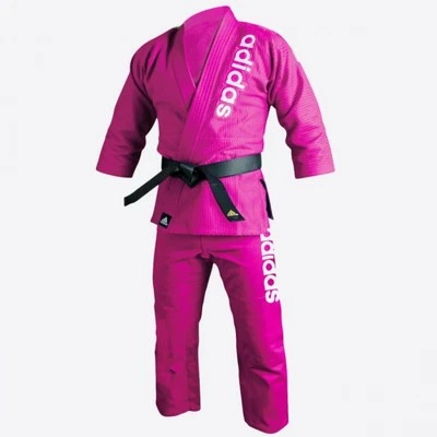 Adidas Jiu-Jitsu розовый BJJ двойной плетение обучение кимоно Gi - JJ800 - Изображение 1 из 4