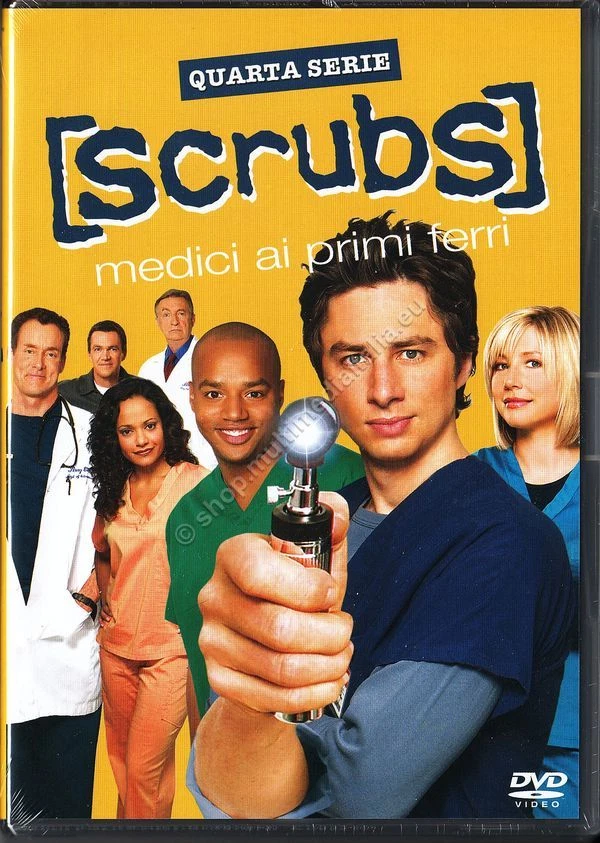 SCRUBS STAGIONE 4 - COFANETTO 4 DVD NUOVO - Immagine 1 di 1