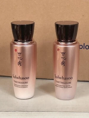 Sulwhasoo Timetreasure Vigorizante 25 ml Agua (1 pieza) + Emulsión (1 pieza) 2 piezas Foto 1 de 2