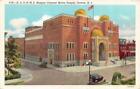 TRENTON, NJ New Jersey  CRESCENT SHRINE TEMPLE~AAONMS Mosque  c1930's Postcard