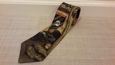San Francisco Giants Men's Silk Necktie MLB Baseball  by Eagles Wings Pre-owned - Image 1 of 4