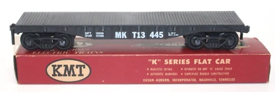 Vintage KMT K-401 O scale MKT Flat Car #13445 NIB (Kusan-Auburn Nashville Tn) - Image 1 of 4