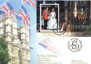 Bahamas 2011 21 de junio boda real M/S FDC - Imagen 1 de 1