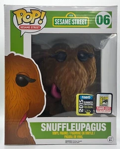 Funko Pop! Sesamstraße Snuffleupagus #6 beflockt 2015 Summer Convention 6 Zoll - Bild 1 von 16