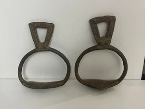 Burkina Faso Pair (Ser. V & VI) Front Brake Caliper Mossi Africa Coins Old Horse - Picture 1 of 12