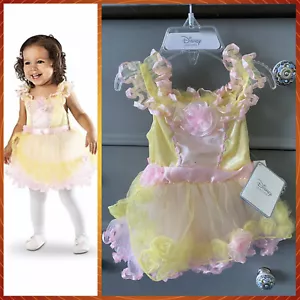 Disney Store Princess Belle Beauty girl Dress costume Birthday Infant Toddler - Picture 1 of 11