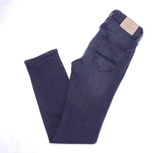 Abercrombie And Fitch Boys Skinny Jeans Youth Size 13/14 Washed Faded Black - Picture 1 of 10