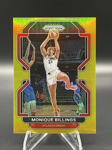 2022 Panini Prizm WNBA #62 Monique Billings Gold Prizm /10 Atlanta Dream - Bild 1 von 2