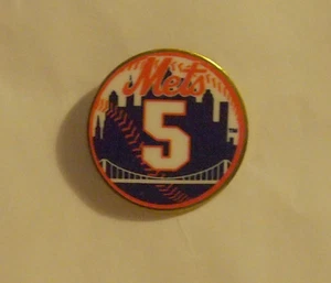 The New York Mets Pin #5 David Wright Retired Baseball Pin NY 5 Sports Lapel - Picture 1 of 1