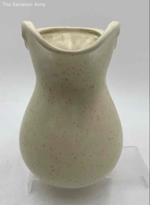 R.R.P. Jarra para servir utensilios de cocina moteados Co. Roseville Pottery beige Ohio Foto 1 de 4