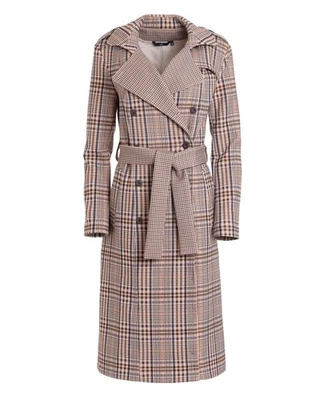 Chequered Womens Coat Jacket Size 10 Brown Beige Smart Casual BNWT Brand New 🤎 - Image 1 of 4