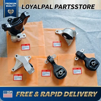 5件装原始设备制造商发动机安装和自动电机安装套件适用于2012-15本田CR-V 2.4L美国 — 第 1/4 张图片