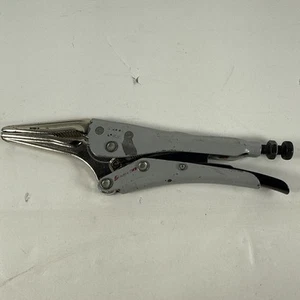 Snap-On LP6LN 6" Long Nose Locking Vice Grip Pliers Gray USA USED 🇺🇸 - Picture 1 of 8
